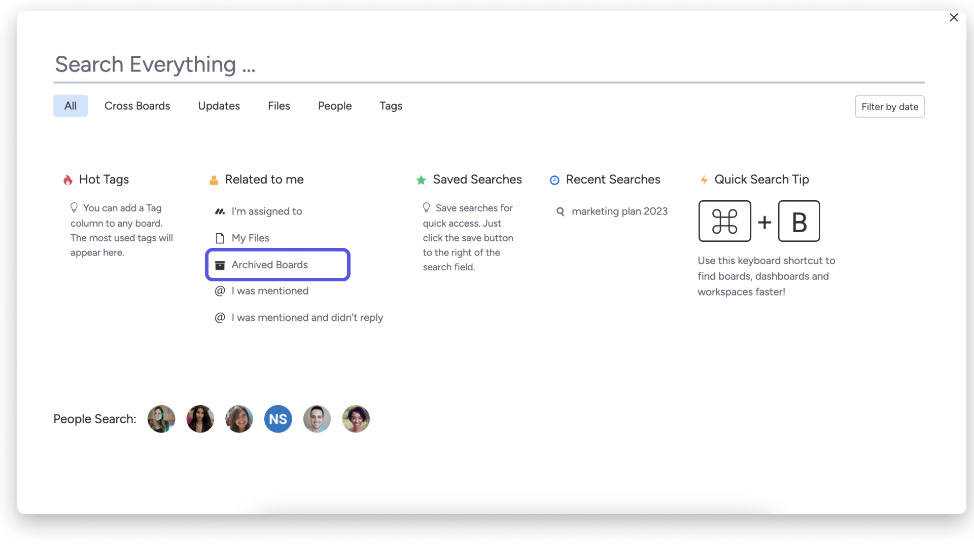 How to archive and unarchive Support