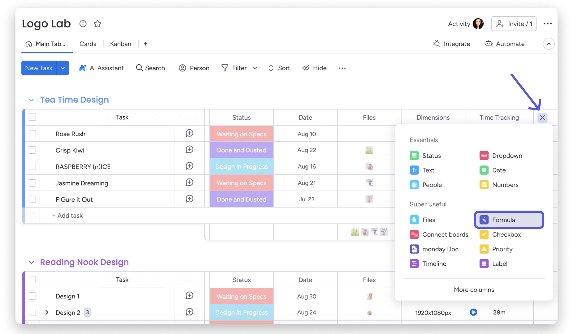 Time Tracking Add Formula Column.png