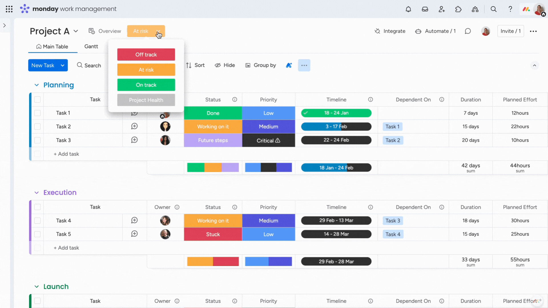 The monday.com portfolio solution – Support