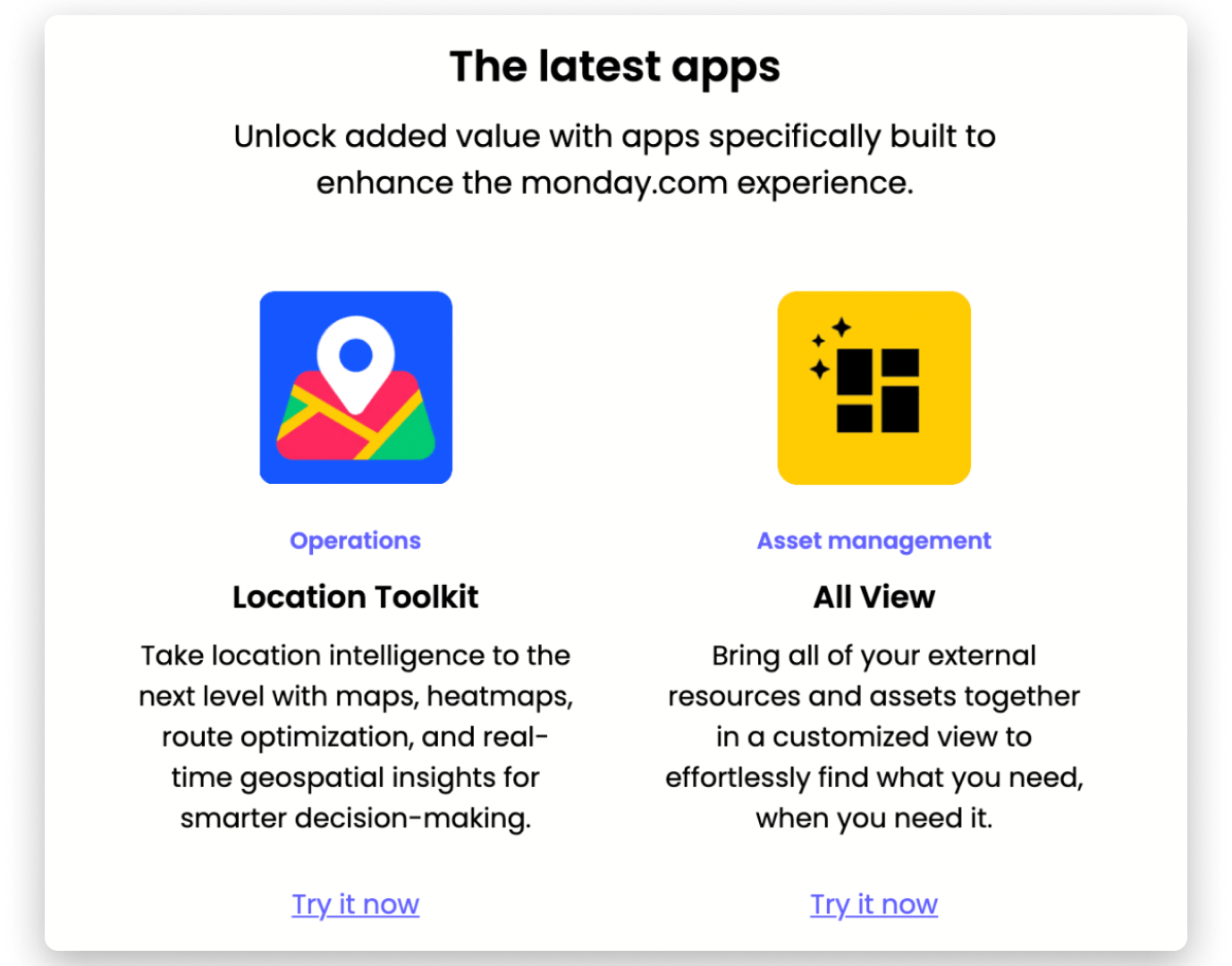 Promoting an app on monday.com – Support