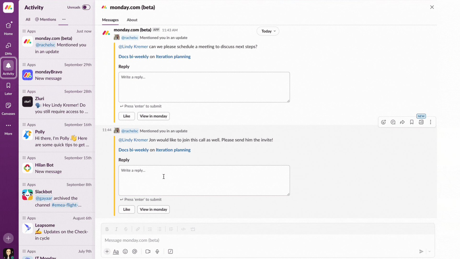 P&I- Reply from Slack.gif