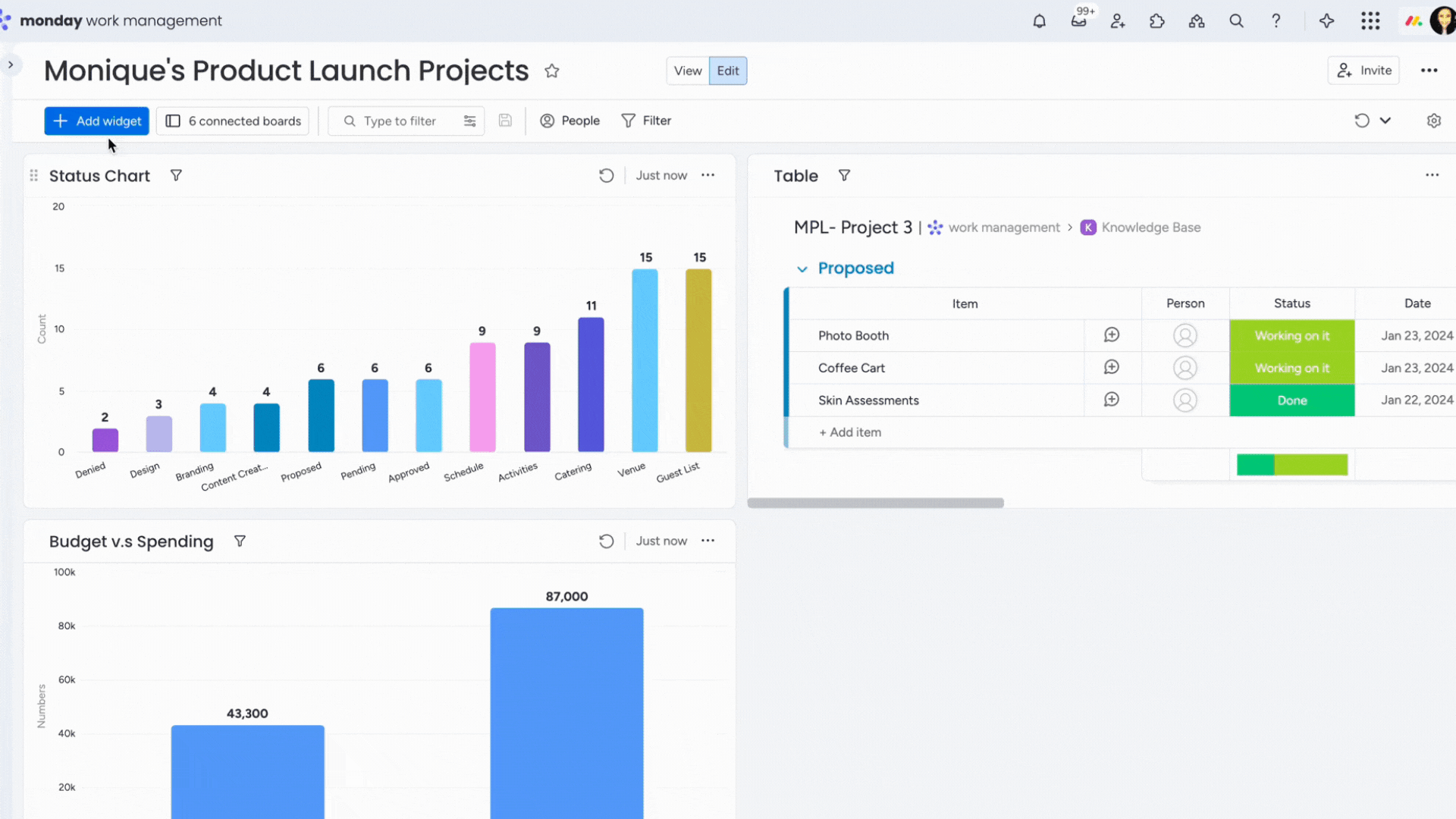Insights- Insert List View Widget.gif