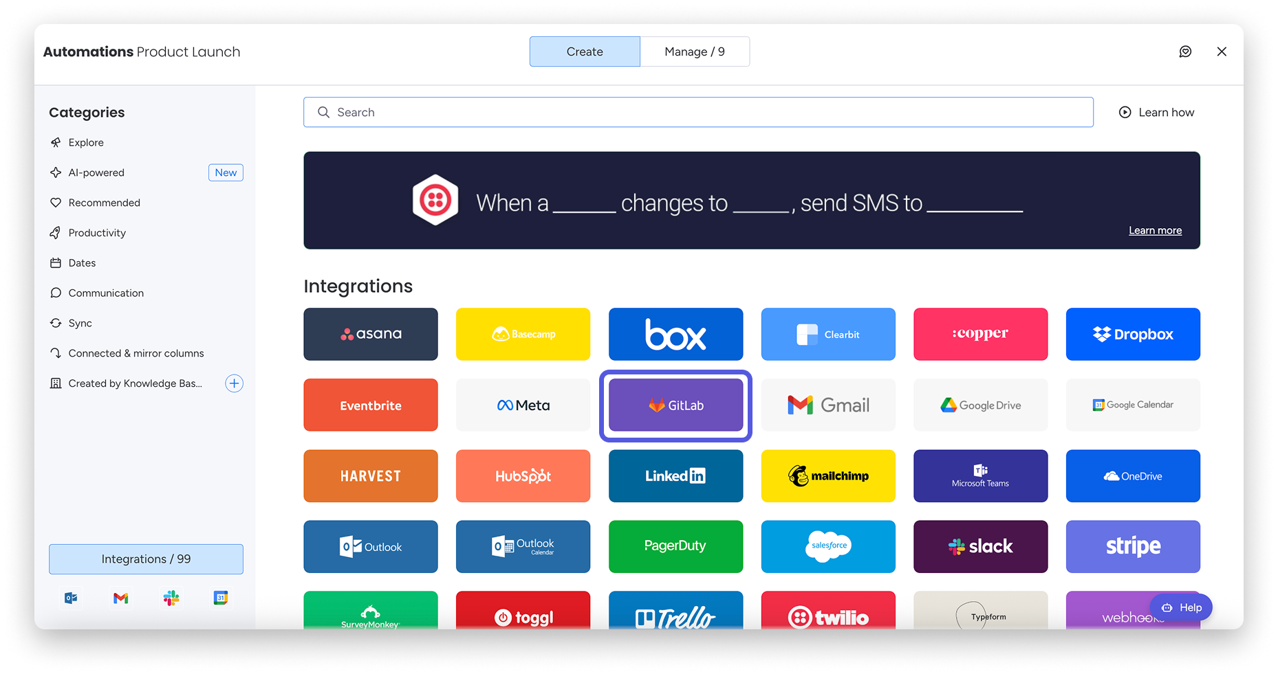 GitLab Integration – Support