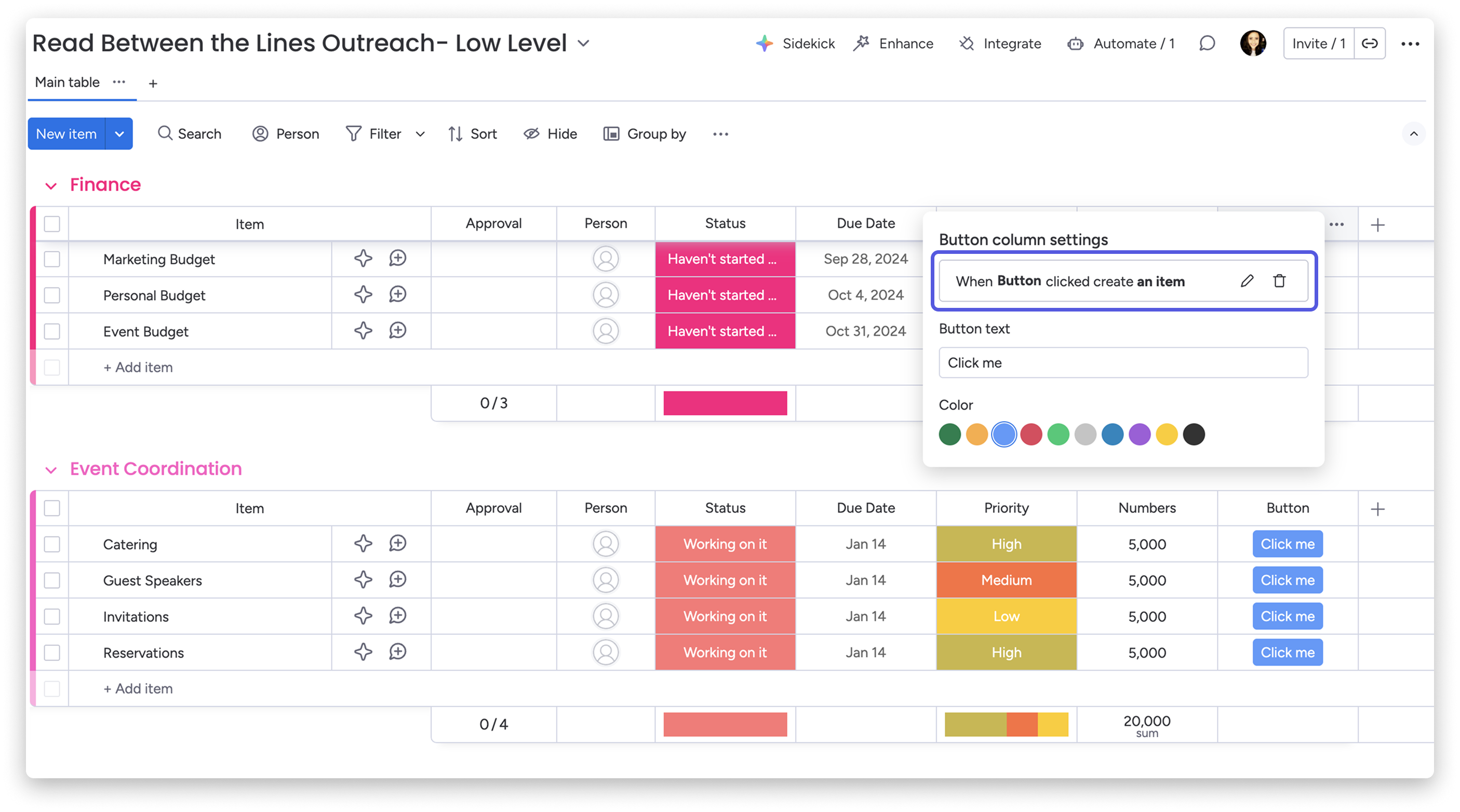 BC- Button Column Settings Edit Automation.png