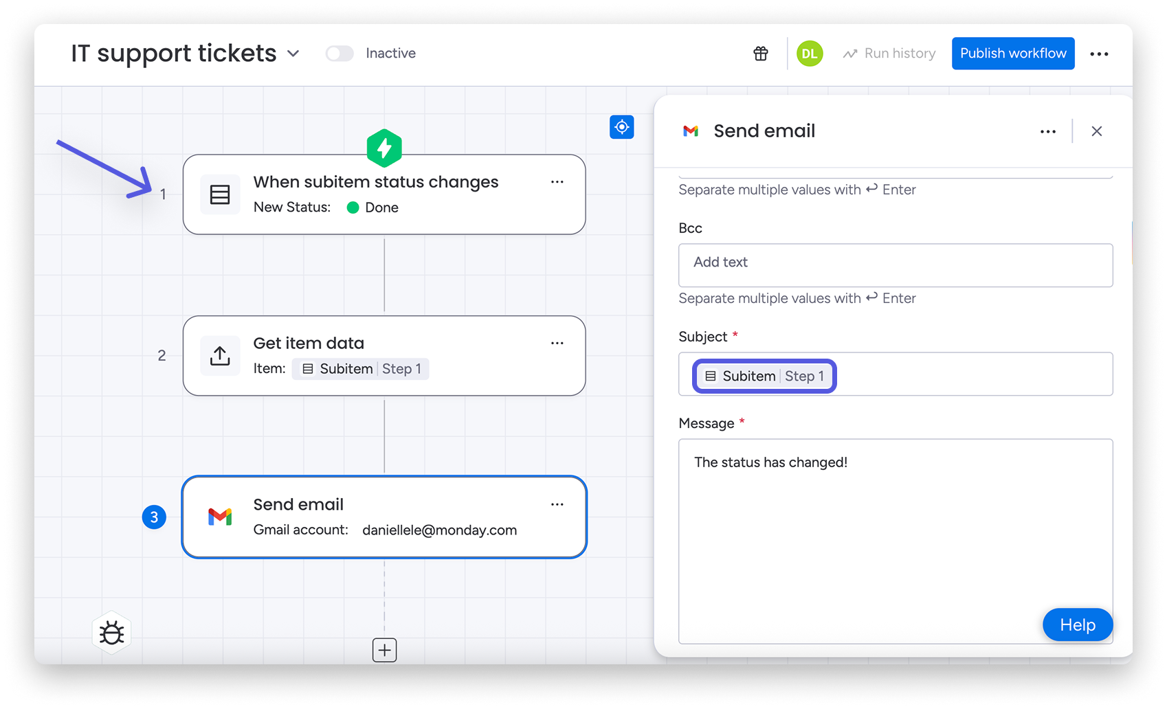 AI Workflows: features and capabilities – Support