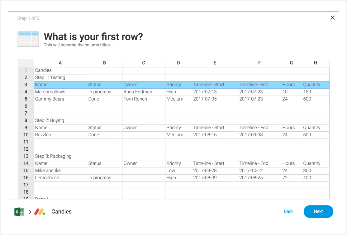 Excel からインポート Excel にエクスポートする方法 Support