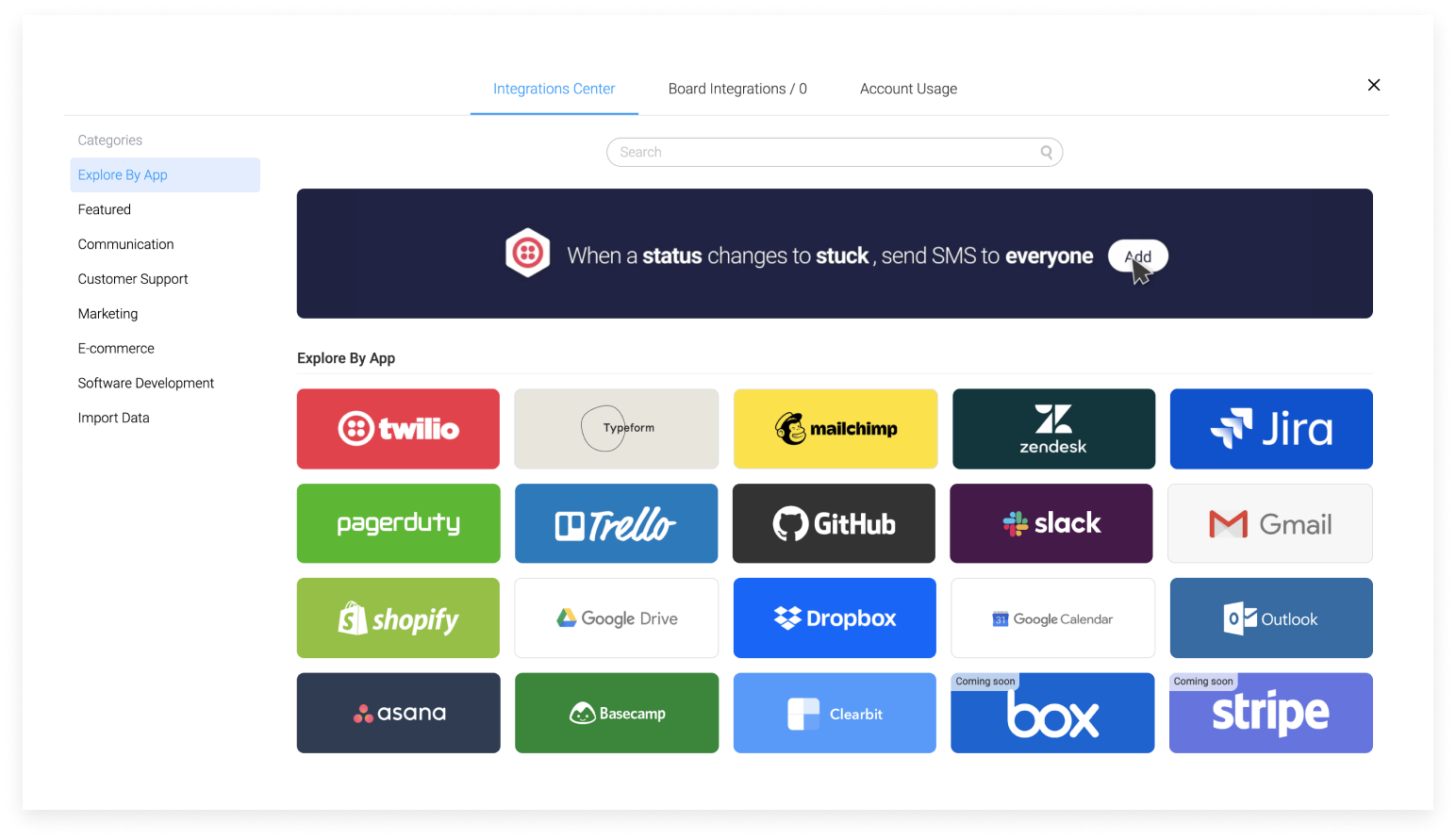 Monday.com KPI Dashboard Software - Databox Integration