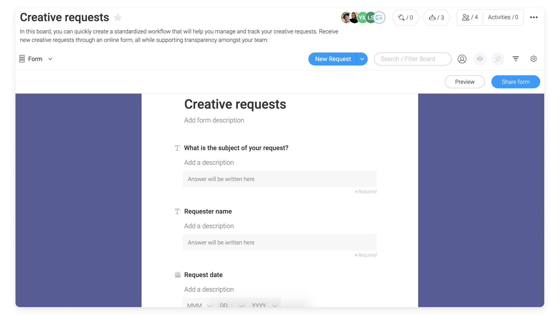 Manage your creative requests with monday.com – Support