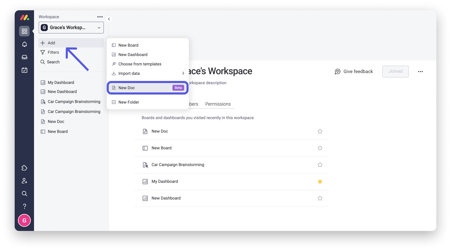 monday workdocs – Support