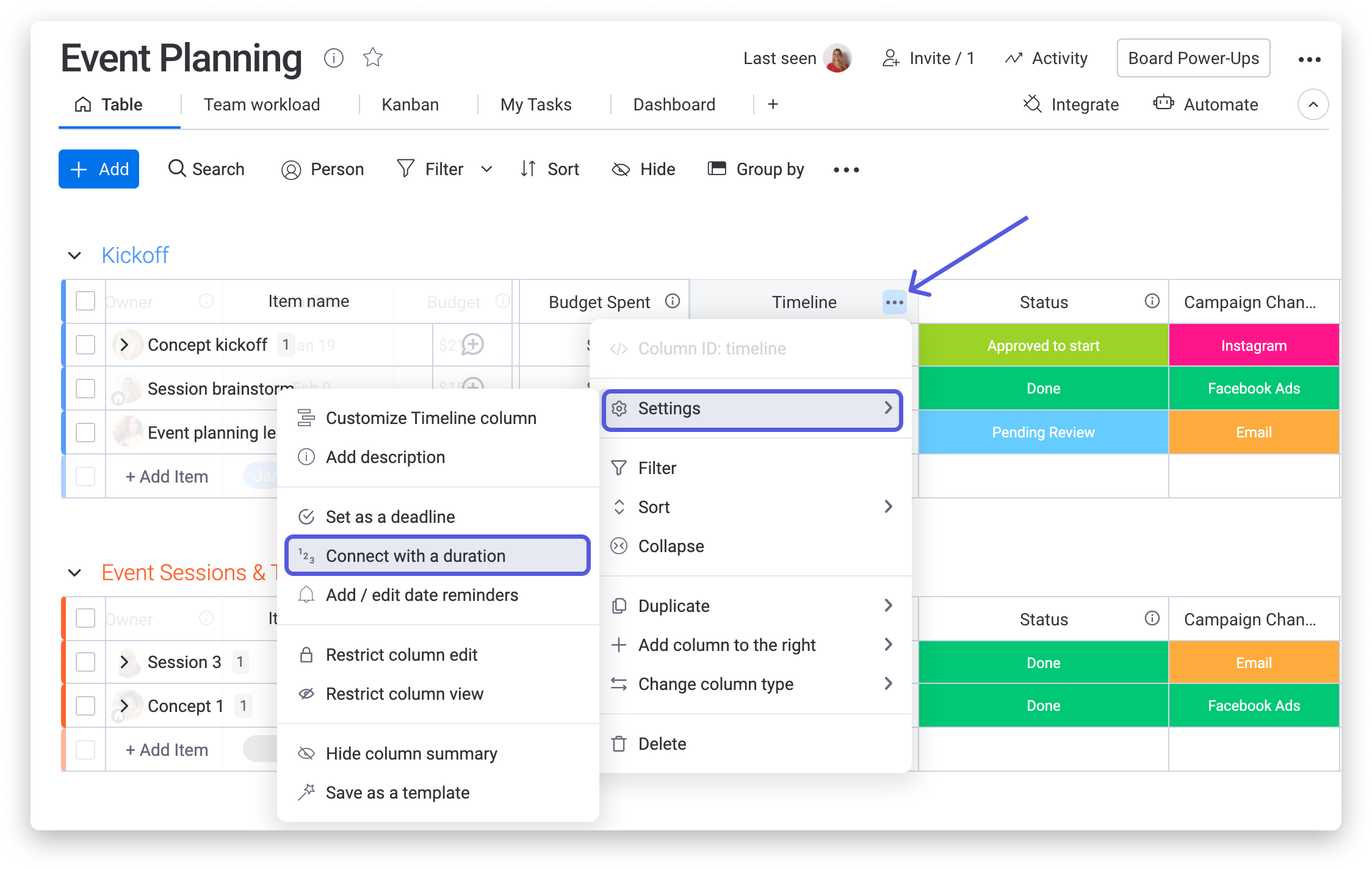 The Timeline  monday.com tutorials 