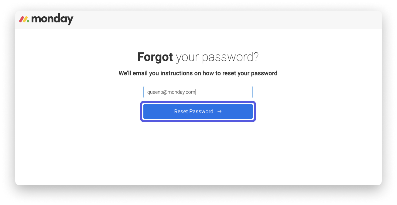 Help I Forgot My Password – Support