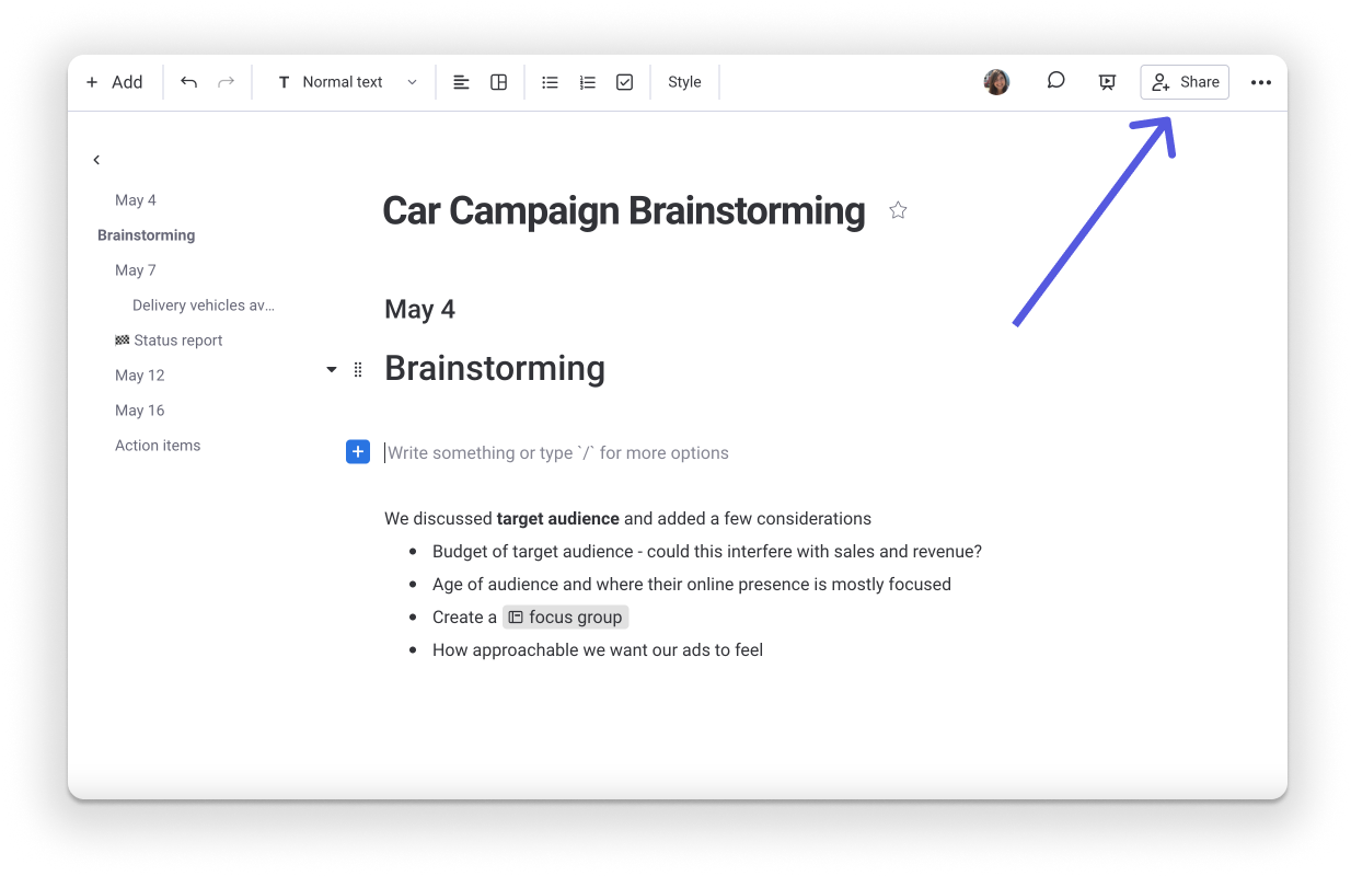 monday Workdocs – Support